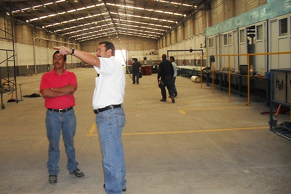 PU sponge production line